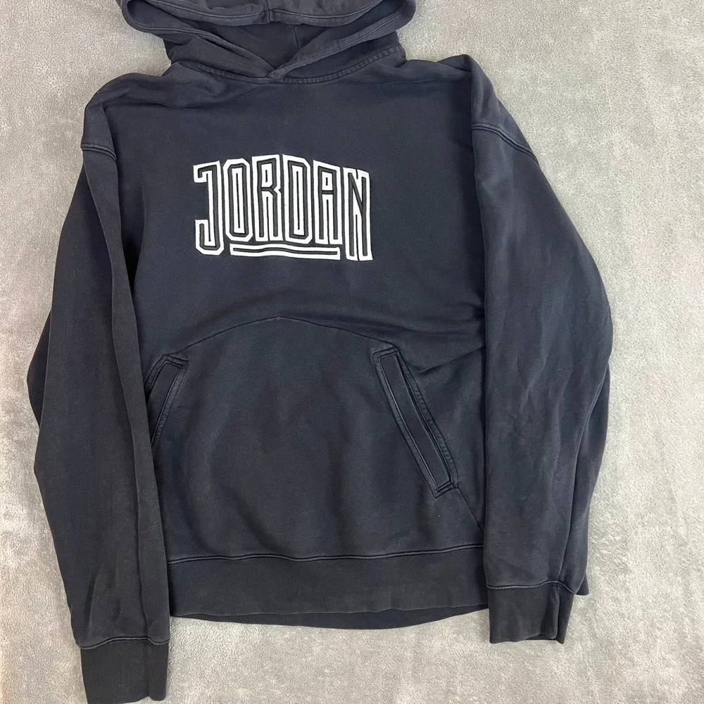 Nike Jordan Sweatsuit Mens XXL Black Graphic Spellout Casual Streetwear Jumpman